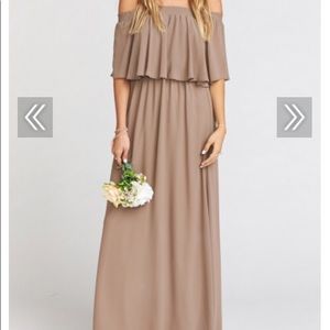 Hacienda maxi dress (dune)